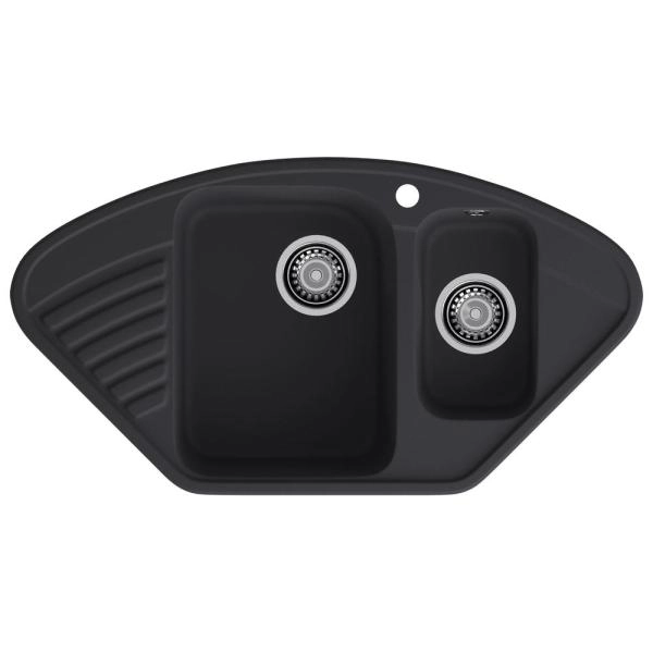 Кухонная мойка GranFest QUARZ 14, черный