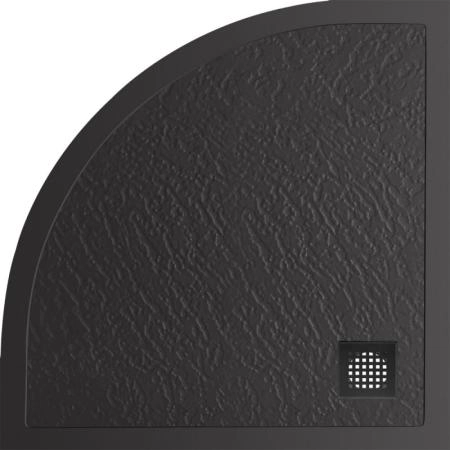 Душевой поддон BelBagno 80x80 искусственный камень белый полукруг TRAY-MR-UNO-R-80-550-35-W-CR