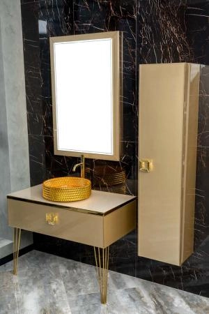 Консоль Boheme LUCIDO 100 см Светлое золото 304801 770-100-Light Gold