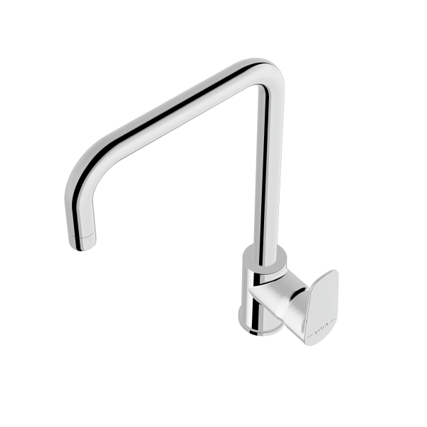 Смеситель VitrA Flow Soft  A43426EXP с поворотным изливом однорычажный хром латунь