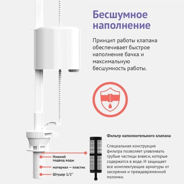 Клапан наполнительный BERGES Eko 30841