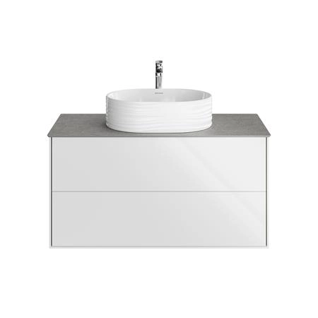Тумба Kerama Marazzi PLAZA MODERN ПЛАЗА МОДЕРН PLB.M.100.2\WHT.V подвесная 100 белый 2 ящика
