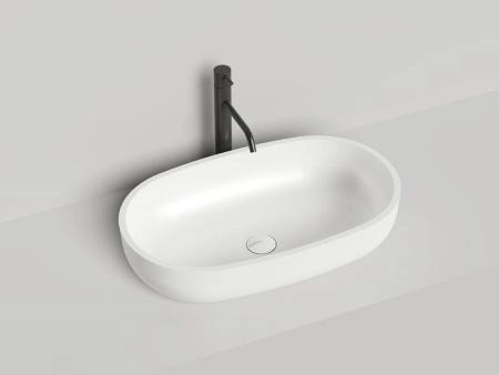 Раковина Salini GLORIA 05 S-Stone матовая 64x39 1102205M накладная