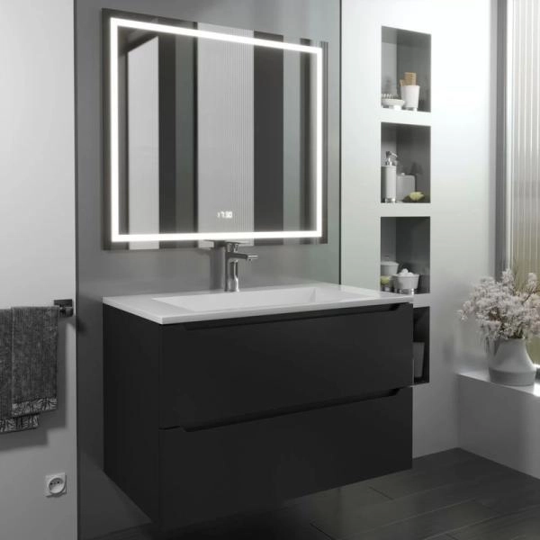 Раковина Uperwood Next 80 см, прямоугольная, белая