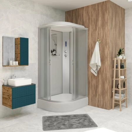 Душевая кабина Niagara NG-33184-14RP 1100х800х2150 средний поддон  26см стекло матовое