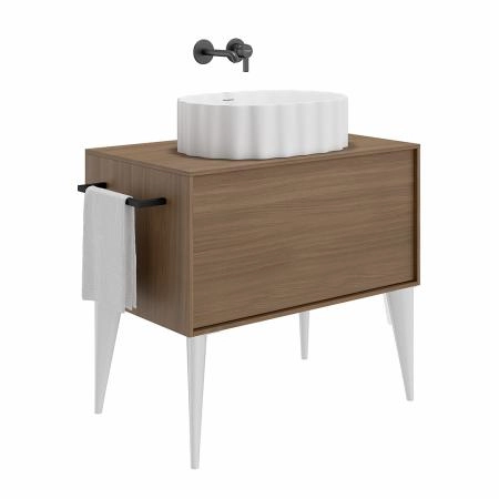 Тумба Kerama Marazzi ATOLLO АТОЛЛО AT.80\WD напольная/подвесная с ящиком 80, деревянная