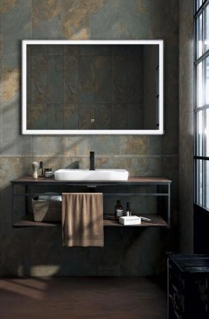 Раковина Kerama Marazzi PLAZA ПЛАЗА PLR.wbi.55.1 встраиваемая сверху 55, белая глянцевая