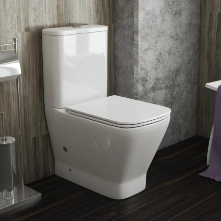 Чаша унитаза OWL Gap Ruta-G DP OWLT200901 с сиденьем микролифт  система смыва Торнадо