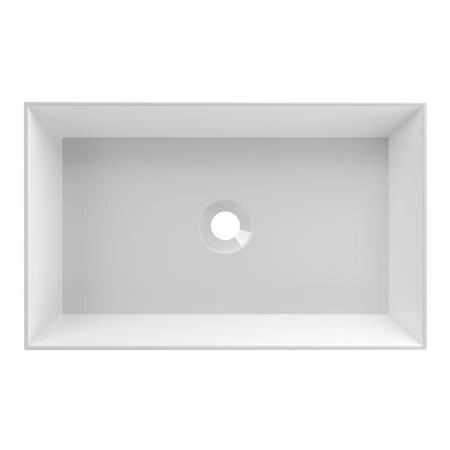 Alice Spy Rectangular Раковина 60x38х12см., накладная, без отв., цвет: белый глянцевый