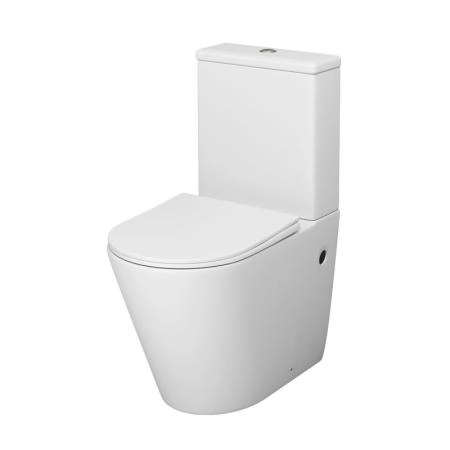 Унитаз Grossman GR-4480MS Color (620*365*810) БЕЛЫЙ МАТОВЫЙ напольный Безободковый с тонкой крышкой