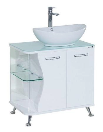 Тумба под раковину Bellezza Рио 70 R напольная белая