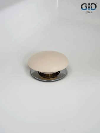 Донный клапан Gid без перелива Sr100 74405K светло-коричневый матовый 7x7x10