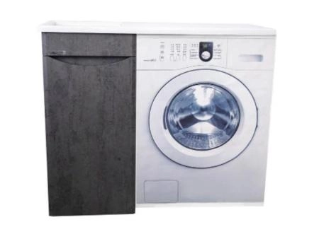 Тумба под раковину Bellezza Олиссия 100 L напольная серая