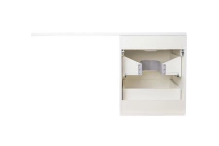 Тумба под раковину Style Line Elfante Даллас 110 Люкс белая, PLUS,подвесная