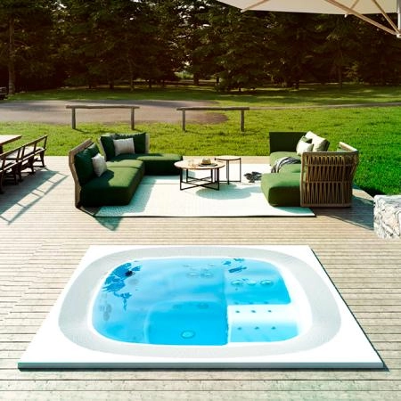 JACUZZI Enjoy Pro, бассейн 250х250х98Н, цвет  Platinum