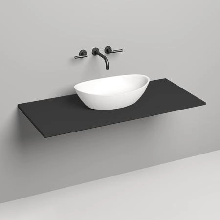 Salini Столешница 120х50х1.5 cм, из материалов S-Stone, цвет: RAL 9011