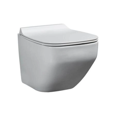 Унитаз BeWash Alster подвесной с сиденьем микролифт белый глянец 86303201