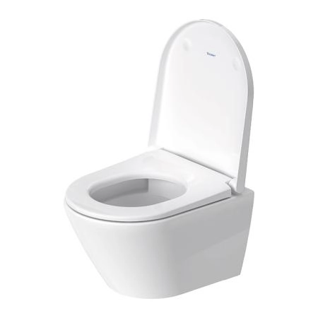 Duravit D-Neo Унитаз подвесной 48х37см, безободковый, сиденье микролифт, цвет: белый