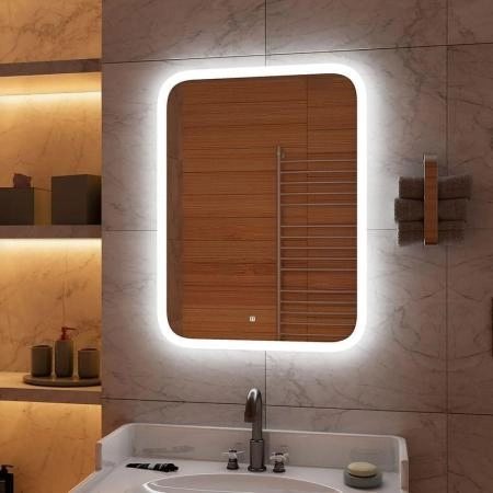 Зеркало Континент Glamour LED 900х700 c подсветкой ЗЛП941