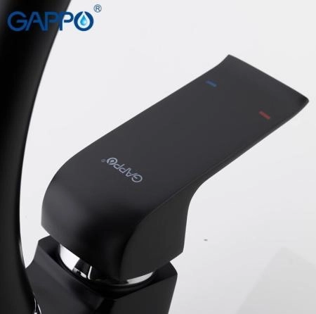 Смеситель Gappo G4150 для кухни чёрный