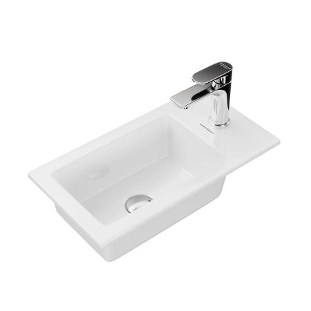 Раковина Kerama Marazzi LATO ЛАТО LA.wb.50 встраиваемая сверху 50, белая глянцевая