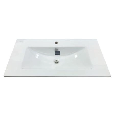 Тумба с раковиной Comforty Франкфурт-90 дуб шокоалдно-коричневый