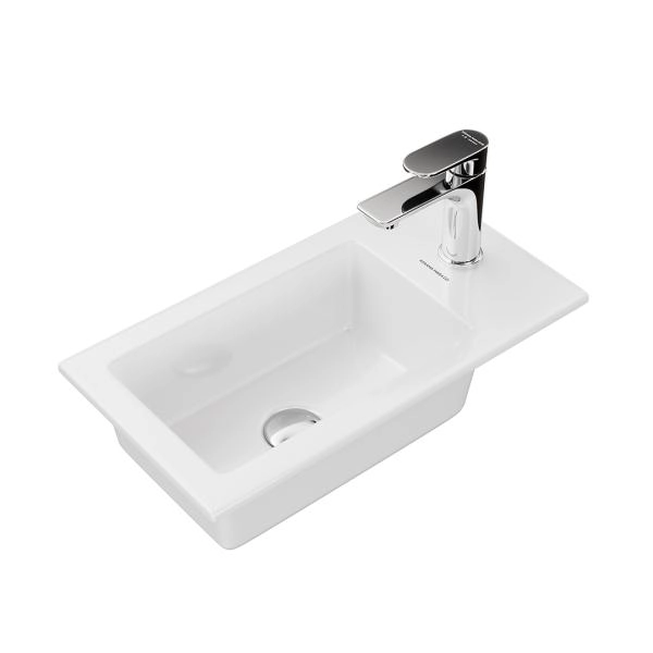Раковина Kerama Marazzi LATO ЛАТО LA.wb.50 встраиваемая сверху 50, белая глянцевая