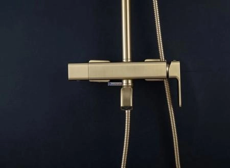 Душевая система Gappo G2418-23 с изливом сатин золотой