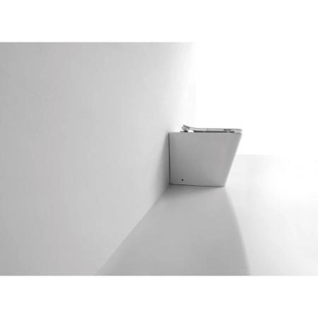 Унитаз CeramaLux NS-3170 54 см приставной безободковый микролифт