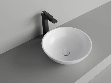 Раковина NT BAGNO NT410 Coppa 400x400 искусственный камень белый матовый