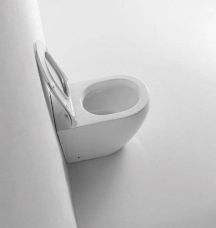 Унитаз Ceramalux NS-3176 безободковый RIMLESS приставной, микролифт