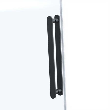 Душевая дверь Vincea Como Soft VDS-1CS110CLB, 1100, черный, стекло прозрачное