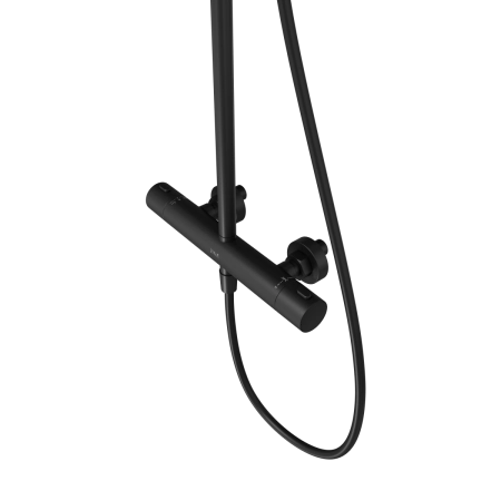 Душевая система VitrA Joy A4729836EXP с термостатическим смесителем и ручным душем матовая черная