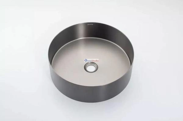 Раковина Gappo GX101-9 Oружейная сталь нерж.сталь на столешницу