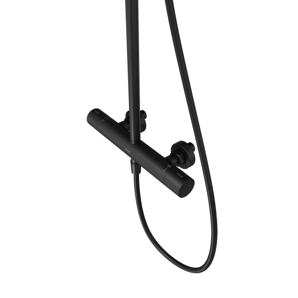 Душевая система VitrA Joy A4729836EXP с термостатическим смесителем и ручным душем матовая черная
