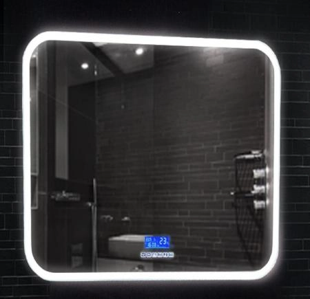 Зеркало Континент Demure LED 915х685 с многофункциональной панелью ЗЛП99