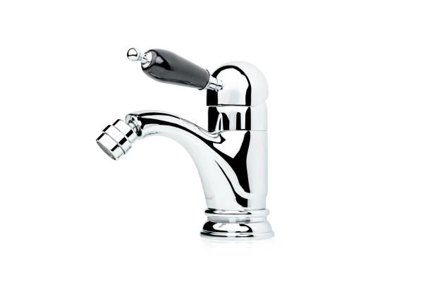 Смеситель для биде Boheme TRADIZIONALE CHROMO одноручковый c черной керамикой 266-BLC