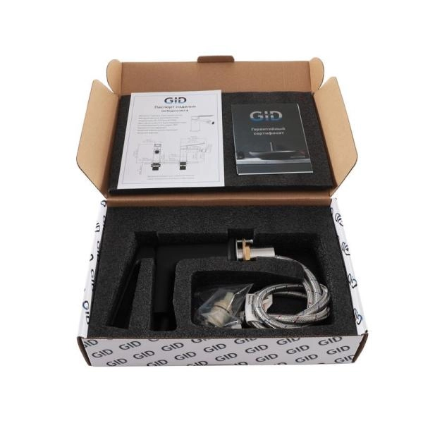 Смеситель Gid Niagara L057-BM-B для биде Черный матовый