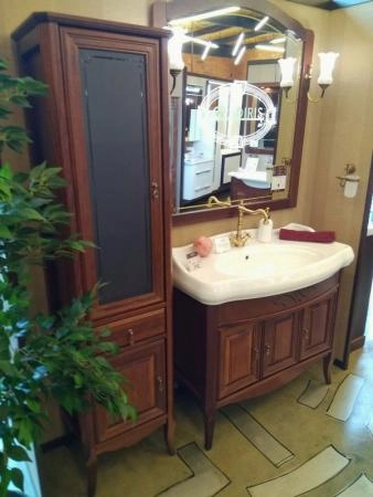 Тумба под раковину Opadiris Лоренцо 100 1000х912х535 мм цвет светлый орех напольная