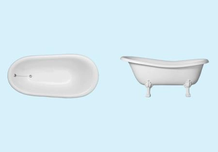 Ванна Astra-Form Роксбург белая 170х80