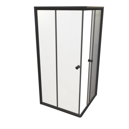 Поддон к душевому углу Дрим 110, Санрайз 110 (квадратный поддон на раме-подставке с устройством слива)