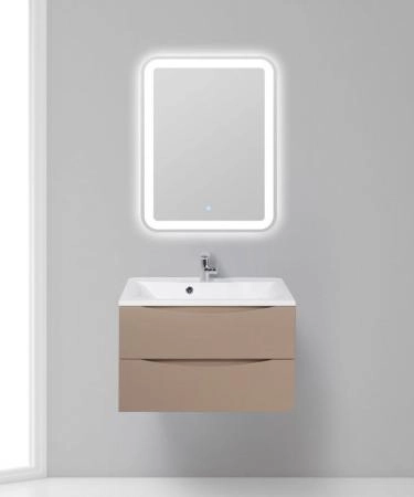 Тумба под раковину Belbagno MARINO Bianco Opaco подвесная 750x450x500 MARINO-750-2C-SO-BO-P