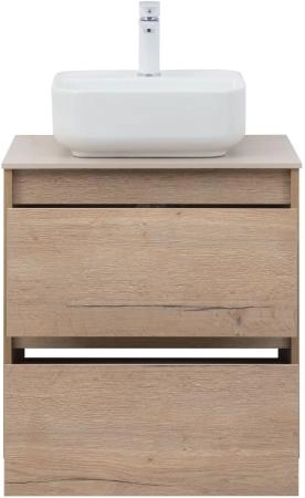Тумба под раковину Aquanet Nova Lite 60 дуб крафт (2 ящика)