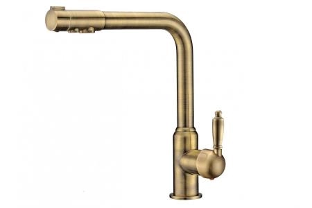 Смеситель для кухни ZORG Zorg Sanitary (ZR 320 YF-33 BR) под фильтр бронза