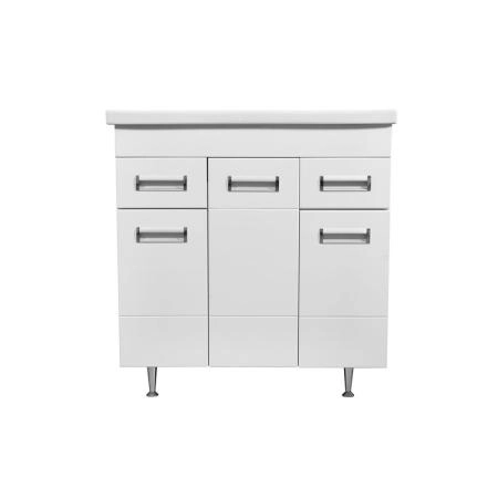 Тумба под умывальник Stella Polar Фиора 80, 2 ящ., Сомо 80