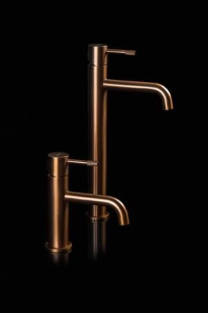 Смеситель для умывальника Boheme высокий, Uno Brushed Bronze 462-BRB