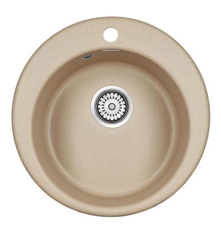 Мойка для кухни Paulmark GELEGEN, PM404800-QU, кварц, D475 мм