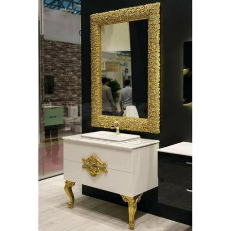 Зеркало Boheme ROSE мал. золото 110*85см 548