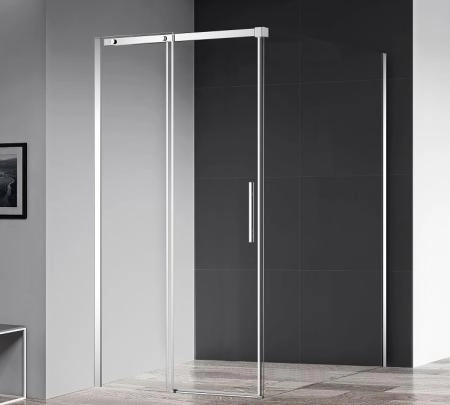 Душевой уголок BelBagno ACQUA 100x100 прозрачное стекло 8 мм профиль хром ACQUA-A-1-100-C-Cr