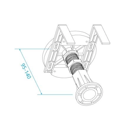 Ножки для поддона RGW N-01 (08)  03230108-31
